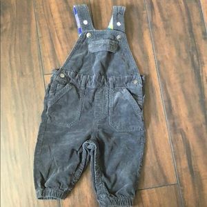 Grey corduroy overalls. Gymboree Sz 6-12mos